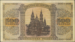 500 Pesetas. 20 De Mayo De 1938. Banco De España, Burgos. (Edifil 2017: 433). EBC. - Other & Unclassified