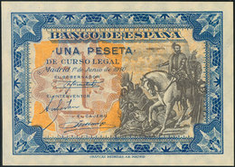 1 Peseta. 1 De Junio De 1940. Sin Serie. (Edifil 441). SC. - Otros & Sin Clasificación