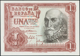 1 Peseta. 22 De Julio De 1953. Serie 1C. (Edifil 2017: 465a). SC. - Other & Unclassified