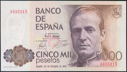 5000 Pesetas. 23 De Octubre De 1979. Sin Serie. (Edifil 2017: 478). SC. - Other & Unclassified