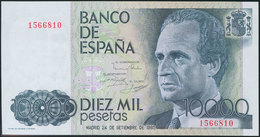 10000 Pesetas. 24 De Septiembre De 1985. Sin Serie. (Edifil 2017: 481). SC-. - Other & Unclassified