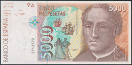 5000 Pesetas. 12 De Octubre De 1992. Sin Serie. (Edifil 2017: 484). SC. - Other & Unclassified