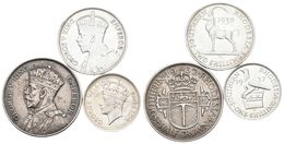 RHODESIA DEL SUR. Lote Compuesto Por 3 Monedas. 2 Schilling 1935. Km#4, Half Crown 1932. Km#5 Y Schilling 1937. Km#11. A - Otros & Sin Clasificación