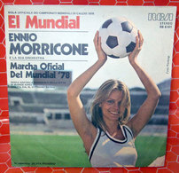 ENNIO MORRICONE EL MUNDIAL COVER NO VINYL 45 GIRI - 7" - Accesorios & Cubiertas