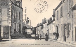 58-LORMES- RUE DU PONT NATIONAL - Lormes