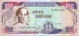 JAMAIQUE - 50 Dollars 2004 - UNC - Jamaique