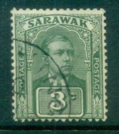Sarawak 1918-23 Sir Charles Vyner Brooke 3c FU Lot82164 - Sarawak (...-1963)