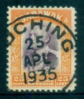 Sarawak 1934-41 Sir Charles Vyner Brooke 25c FU Lot82220 - Sarawak (...-1963)