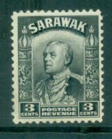 Sarawak 1934-41 Sir Charles Vyner Brooke 3c Black MH Lot82192 - Sarawak (...-1963)