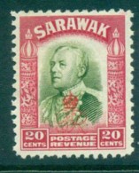 Sarawak 1947 Sir Charles Vyner Brooke Opt GVIR 20c MUH Lot82259 - Sarawak (...-1963)