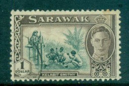 Sarawak 1950 KGVI Kelabit Smithy $1 FU Lot82277 - Sarawak (...-1963)