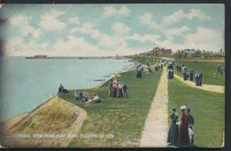 °°° 12286 - UK - GENERAL VIEW FROM EAST CLIFF , CLACTON ON SEA - 1904 With Stamps °°° - Clacton On Sea