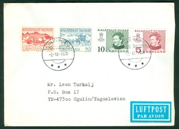 Greenland 1988 Cover Denmark Letter - Cartas & Documentos