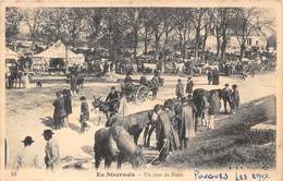 58-POUGUES-LES-EAUX- UN JOUR DE FOIRE - Pougues Les Eaux