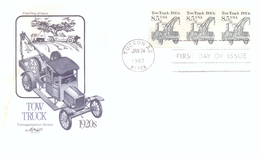 USA TOW TRUCK FDC 1987   (SET180055) - Trucks