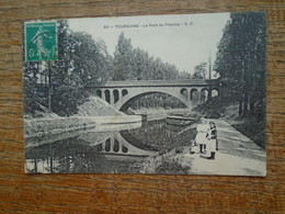 Delcampe - Tourgoing , Le Pont De Fresnoy " Carte Animée Jeunes Filles " - Tourcoing