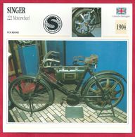 Singer 222 Motorwheel, Moto De Tourisme, Grande Bretagne, 1904, Une Formule Qu'on N’oubliera Pas - Sport