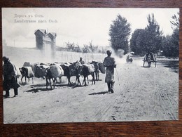 C.P.A. : KIRGHIZISTAN, KYRGYZSTAN, OSCH, OCH, A Street - Kirgisistan