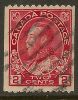 CANADA 1912 2c Coil P12xImperf SG 218 U #ET31 - Roulettes