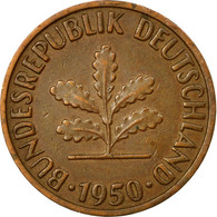 Monnaie, République Fédérale Allemande, 2 Pfennig, 1950, Karlsruhe, TB+ - 2 Pfennig