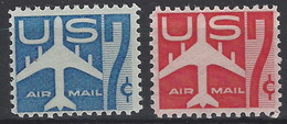 Estados Unidos Aereo 050/51 ** MNH. 1958 - 2b. 1941-1960 Unused