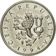 Monnaie, République Tchèque, Koruna, 1994, TTB+, Nickel Plated Steel, KM:7 - Repubblica Ceca