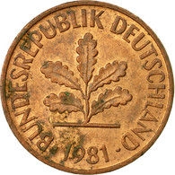 Monnaie, République Fédérale Allemande, 2 Pfennig, 1981, Karlsruhe, TB+ - 2 Pfennig