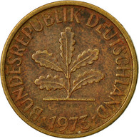 Monnaie, République Fédérale Allemande, 5 Pfennig, 1973, Munich, TB, Brass - 5 Pfennig
