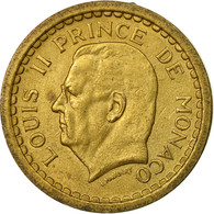 Monnaie, Monaco, 2 Francs, Undated (1943), Poissy, TB+, Cupro-Aluminium - 1922-1949 Louis II