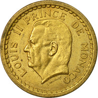 Monnaie, Monaco, 2 Francs, Undated (1943), Poissy, TTB, Cupro-Aluminium - 1922-1949 Louis II