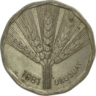 Monnaie, Uruguay, 2 Nuevos Pesos, 1981, Santiago, TB+, Copper-Nickel-Zinc, KM:77 - Uruguay