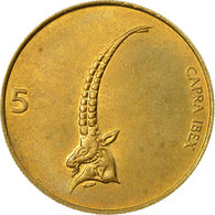 Monnaie, Slovénie, 5 Tolarjev, 1998, TTB+, Nickel-brass, KM:6 - Slowenien