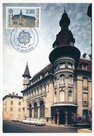 FRANCE => 2 Cartes Maximum - 2,30 Europa - Bâtiment Postal - 1990 Strasbourg / Macon - 1990-1999