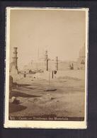 PHOTOGRAPHIE ANCIENNE EGYPTE - LE CAIRE - TOMBEAUX DES MAMELUKS - TB PLAN - Persons