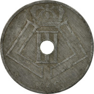 Monnaie, Belgique, 25 Centimes, 1946, TB+, Zinc, KM:132 - 10 Cent & 25 Cent