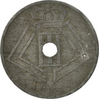 Monnaie, Belgique, 25 Centimes, 1945, TB+, Zinc, KM:132 - 25 Centimes