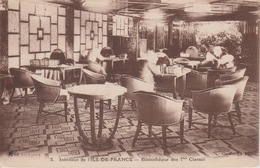 18/9/484  -  Intérieur  De "   L'ILE  DE  FRANCE  " - Quiralu