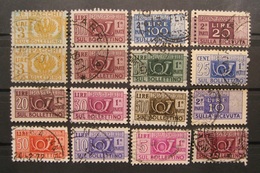 Italien Paketmarken Lot Ab 1940 Gestempelt   (I208) - Postpaketten