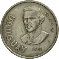 Monnaie, Uruguay, 10 Nuevos Pesos, 1981, Santiago, TB+, Copper-nickel, KM:79 - Uruguay
