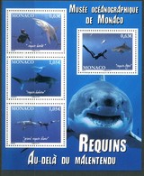 MONACO 2013** - Squali / Sharks - Block Di 4 Val. MNH Come Da Scansione - Fishes