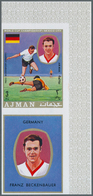 Adschman / Ajman: 1964/1971 (ca.), Accumulation With Approx. 5.800 IMPERFORATE Stamps Incl. Definiti - Adschman