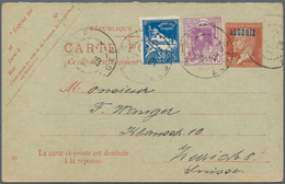 Algerien: 1926/1962, Interesting Group With 7 Covers, Comprising Registered Mail , Censored Mail, 30 - Cartas & Documentos