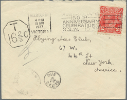 Australien: 1860's-1950's Ca.: Group Of 30 Covers, Postcards And Postal Stationery Items From Austra - Briefe U. Dokumente