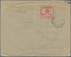 Australien: 1915/1917, Group Of 10 Covers/cards From Australian Forces In Egypt With Various Censor - Covers & Documents