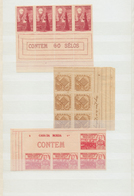 Brasilien: 1919/1958, MARGIN IMPRINTS, Splendid Mint Collection Of 225 Units Up To Blocks Of 70, Sho - Ongebruikt