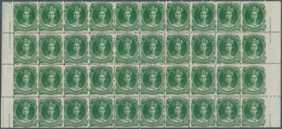 Neuschottland: 1860/1863, Recess Printed QV Definitives In $ Currency, U/m Accumulation Mainly Withi - Covers & Documents