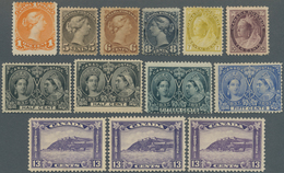 Canada: 1859/1932 (ca.), Small Lot With Mostly Better Stamps Incl. QV Issues, 1897 Jubilee Issue Inc - Nuevos