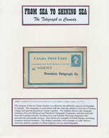 Canada - Besonderheiten: 1880/ 1930 (ca.): A Wonderful Range Of Postal History And Scarce Booklet Pa - Autres & Non Classés