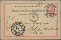 Chile: 1903/1990, Incoming Mail, Collection Of More Than 160 Entires, Which All Have Been Sent To Ch - Chile
