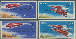 Dubai: 1964, Space Travel Issue With Opt. 'OUTER SPACE ACHIEVEMENTS 1964' (American Lunar Probe Rang - Dubai